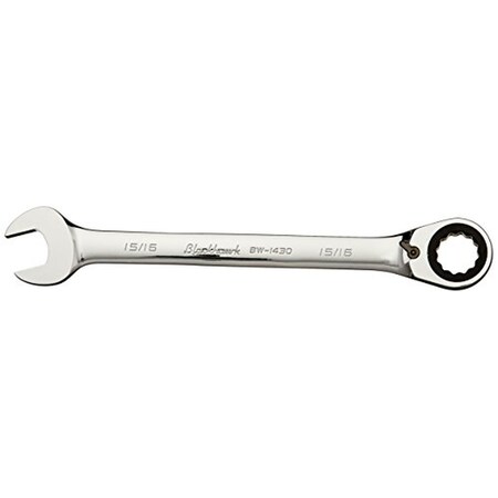 Blackhawk By Proto 12 Pt Combination Revers Ratchet Wrench, 15/16", Full Polish Finish BW-1430